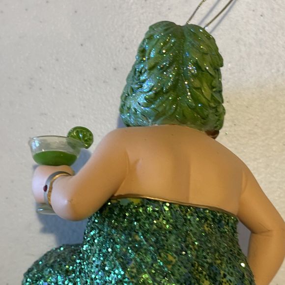 December Diamonds Mermaid Green Margarita #5520002 Sparkley Holiday Ornament - Picture 7 of 10